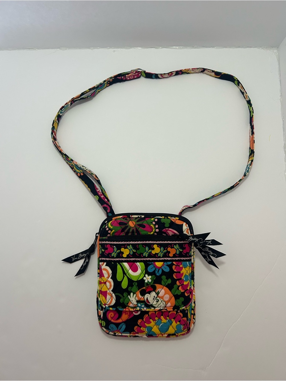 VERA BRADLEY Disney Parks Midnight with Mickey Mini Hipster Crossbody Bag - VGC